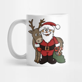 Deer Santa Mug